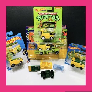 Teenage Mutant Ninja Turtles Custom Hot Wheels w/ Premium UNSPUN & Mainline TMNT - Picture 1 of 21
