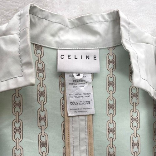 Cappotto primaverile CELINE 38 bianco donna