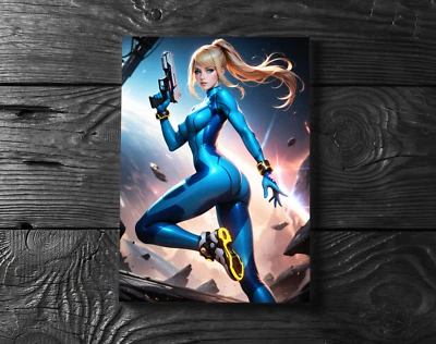 Samus Aran Metroid  Poster Print - No Frame - Image 1 of 3