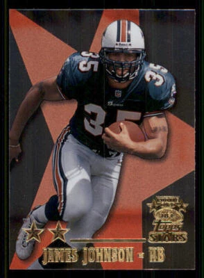 1999 Topps Stars Two Star #56 James Johnson - Image 1 of 2