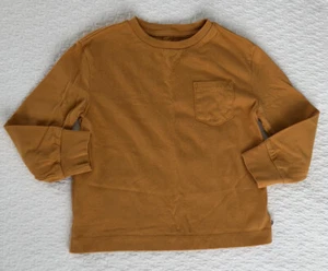 Gap Kids Longsleeve Cotton T-Shirt Mustard Yellow XS - Picture 1 of 7