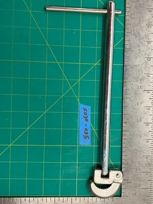 Vintage 12" Long Gripping Sink Tap Basin Spanner Wrench Self Adjustable Jaws - Image 1 of 4