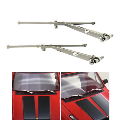 RC In Metallo Parabrezza Tergicristallo per TRX4 TRX6 90046 1/10 RC Crawler - Immagine 1 di 4