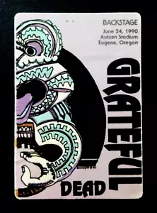 Rompecabezas Grateful Dead Backstage Pass Tiki Autzen Eugene Oregon 24/06/90 24/06/1990 - Imagen 1 de 11