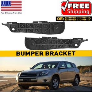 Front Bumper Brackets Retainers for 2006 2012 Toyota Rav4 Driver Passenger 2pcs - Picture 1 of 13