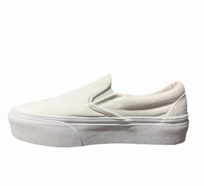 VANS Classic Slip-On Stackform para mujer talla 6,5 blanco Foto 1 de 4