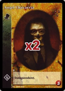 Lot of 2 cards: Angel Chavarria [HttB set] - VTES card - Imagen 1 de 2