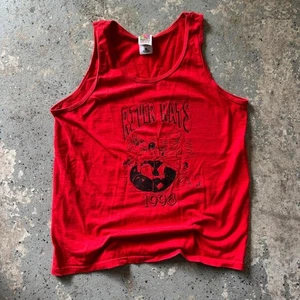 Vintage 1998 River Rats Summer Tank Top Sleeveless Shirt Size Large Graphic Tee - Picture 1 of 5