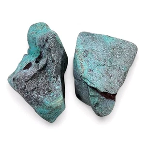 Lote de 2 piezas de especímenes de pepita turquesa Arizona 140,6 gramos. - Imagen 1 de 2