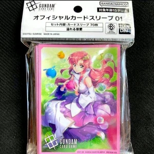 Gundam Juego de Cartas Oficial Funda de Cartas 01 Lacus Clyne 70 Fundas JAPÓN NUEVO - Imagen 1 de 4