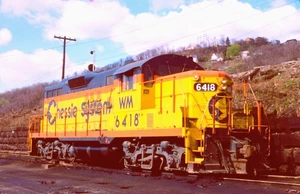 DIAPOSITIVA ORIGINAL KODACHROME AJEDREZ GP-9 #6418 PORTSMOUTH, VA 3 DE ABRIL DE 1977 - Imagen 1 de 1