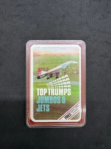 Vintage Top Trumps Jumbos & Jets 70er Jahre komplett 32 Karten + Box West Germany - Bild 1 von 12