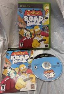 Simpsons Road Rage (Microsoft Xbox, 2001) CIB Tested Works Manual Black Label - Bild 1 von 3
