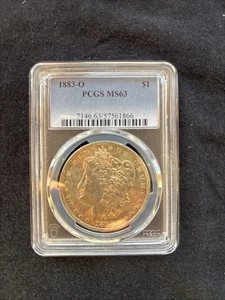 1883-O Morgan Silver Dollar PCGS MS63 S$1 New Orleans Minted - Picture 1 of 2