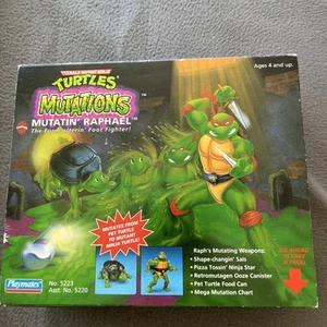 Playmates 1992 Teenage Mutant Ninja Turtles Mutations Mutatin' Raphael NIB - Picture 1 of 4