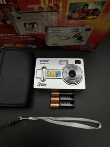 Vivitar Vivicam 3720 3MP Digital Camera + Box, Case & Batteries - Fully Working - Picture 1 of 17