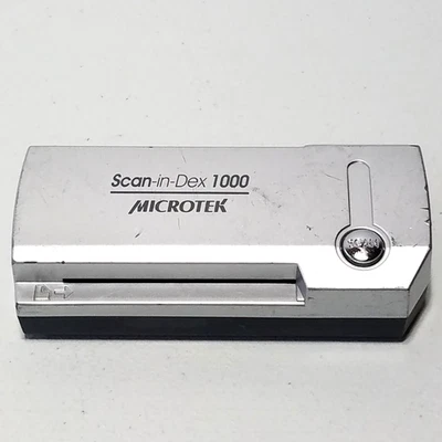 Microtek JSFA8601CU Silver Scan-in-Dex 1000 Double Sided Business Card Scanner - Image 1 of 4