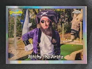 2025 Topps Chrome Bob Esponja Refractor #4 Patchy the Pirate - Imagen 1 de 2