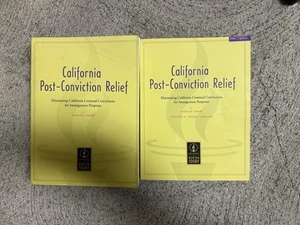 2 California Post Conviction Relief Paperback Book Lot Norton Tooby - Picture 1 of 2