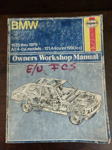 BOOK HAYNES 1975 - 1979 BMW 320I REPAIR MANUAL FAIR CONDITION - Picture 1 of 1