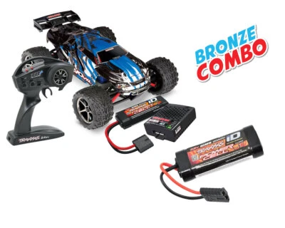 Traxxas E-Revo 1:16 blauX VXL RTR Brushless Bronze Combo TRX71076-8-BLUEX-BRONZE - Bild 1 von 3