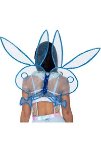 Roma Licensed Playboy Bunny Fairy Wings Adult Women Costume Accessory Pb151 - Picture 1 of 3