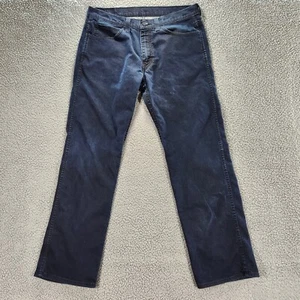 Levis 569 Jeans Mens 34x32 Dark Blue Straight Leg Black Tab Label ***READ*** - Picture 1 of 11