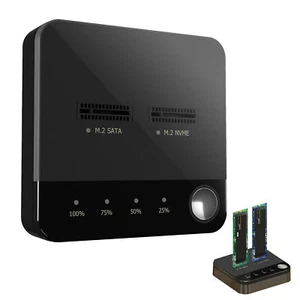 Accessories Hard Drive Duplicator High-speed Dual-bay M.2 Ssd with Led Indicator - Afbeelding 1 van 10