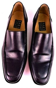 Saks Fifth Avenue - Men's Black Leather Loafer Style Shoe - Size 8 - EUC - Picture 1 of 12