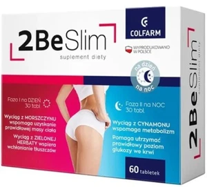 2Be Slim Gewichtsverlust Abnehmen Schlank Verdauung Tag Und Nacht 60 Tab (30+30) - Bild 1 von 3