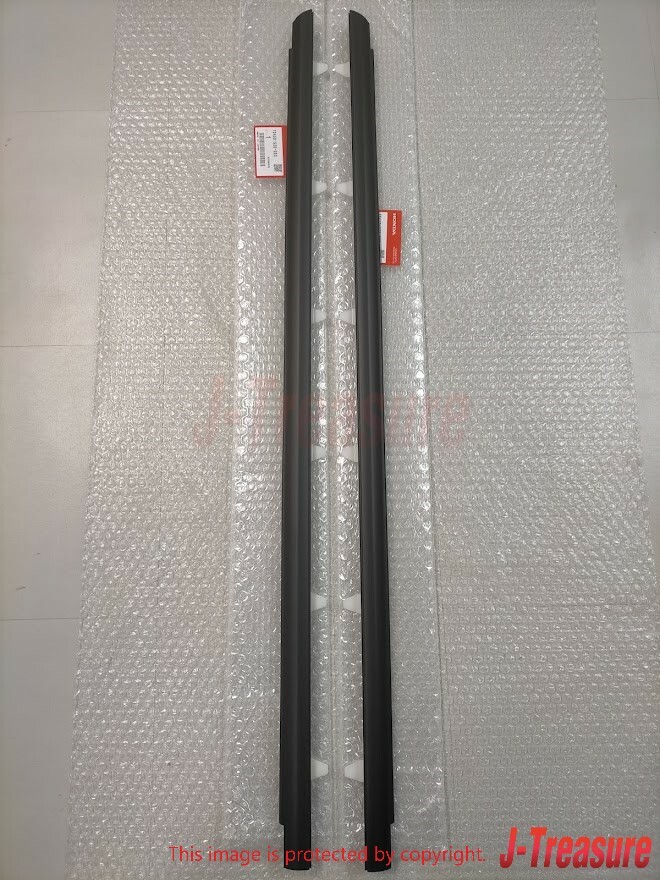 Moldura Exterior De Ventana Puerta Para Honda Prelude BB - Juego Original OEM Izquierdo Y Derecho, Color Negro