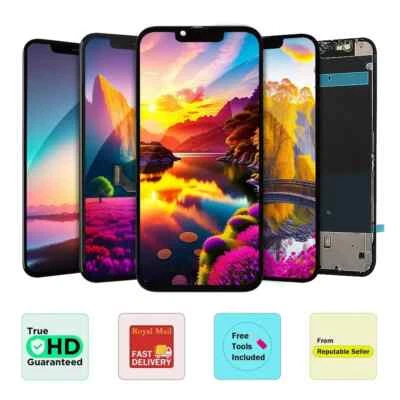 For iPhone 14 13 12 Mini 11 Pro X XR XS MAX 8 7 6 Screen Replacement LCD Display - Image 1 of 4