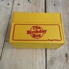 Vintage Royal Mail The Birthday Box Address Book / Organiser Yellow 