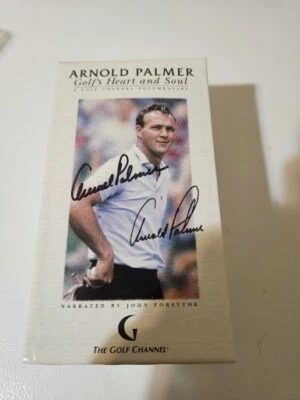 AUTOGRAPHED Signed Arnold Palmer: Golfs Heart Soul VHS 1999 Set Box Masters - Image 1 of 4