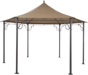 Pacific Grove Hexagon Gazebo Canopy Top Cover - Riplock 350 - Picture 1 of 10