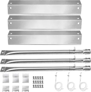 Holzkohlegrill Gasgrill Ersatzteile Set Heizplatten Brenner für Ladekohlegrill - Bild 1 von 13
