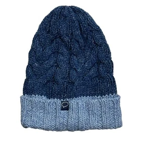 Gap Kids Beanie Youth Girls Size L/XL Multi Blue Cable Knit Hat ED Ellen D - Picture 1 of 6