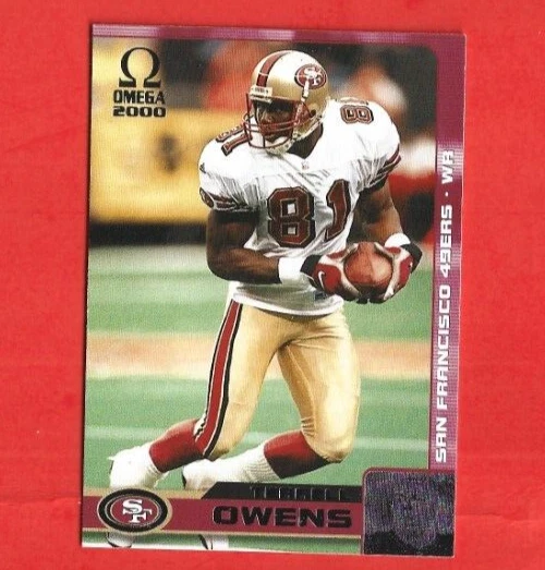 2000 Pacific Omega Football Card #125 Terrell Owens - Image 1 of 1