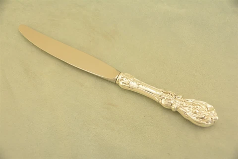 Reed & Barton Francis I Sterling 9-1/4" HH Modern Blade Dinner Knife No Monogram Cover