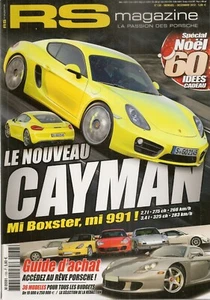 RS MAGAZIN 138 PORSCHE 981 CAYMAN S 993 TURBO EXCLUSIVE 996 C2 CABRIOLET 3.4 - Bild 1 von 2