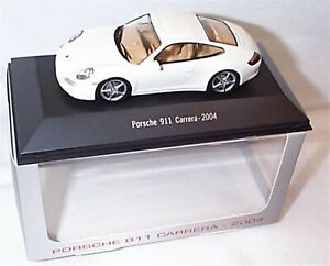 Porsche 911 Carrera 2004 White 1:43 Scale New Boxed Porsche 911 Collection