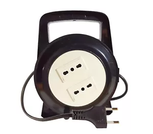 Avvolgicavo Elettrico 10M Prolunga Elettrica 2 Presa Bivalente 3 Poli - Foto 1 di 2