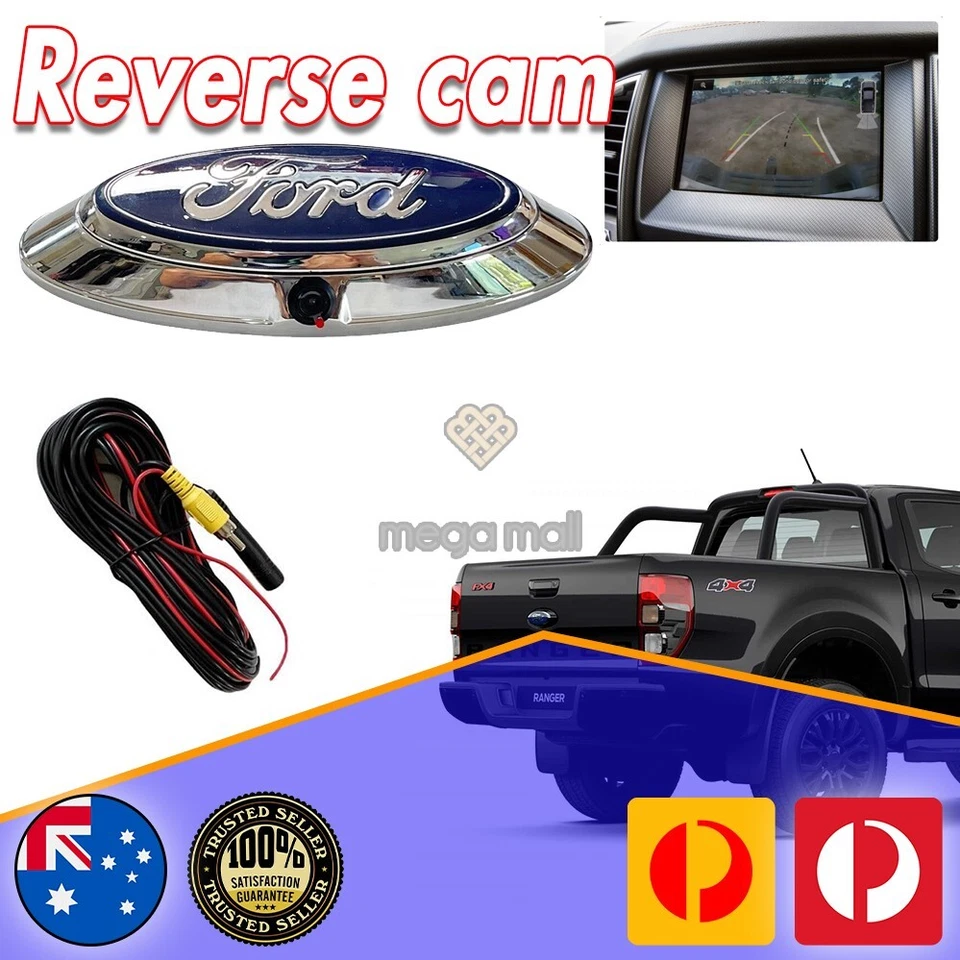 Rear Tailgate Reverse Camera Housing Bezel & Emblem For Ford Ranger Raptor 2012+ - Image 1 of 4