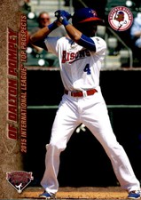 2015 International League Top Prospects Choice #17 Dalton Pompey Canada Card
