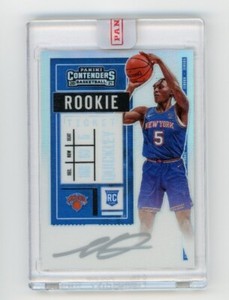 2020-21 Contenders Immanuel Quickley Rookie Ticket Premium Variation Auto RC