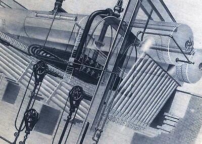 Rußbläser An Einem BABCOCK Dampfkessel In Magazin 1926  ENERGIE  Mit Report Dazu • 12€