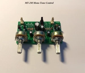 Tone Control Pre Amp. Mono/Stereo Volume Bass Treble MT-2 Single 22-30Vdc DIY - Picture 1 of 21