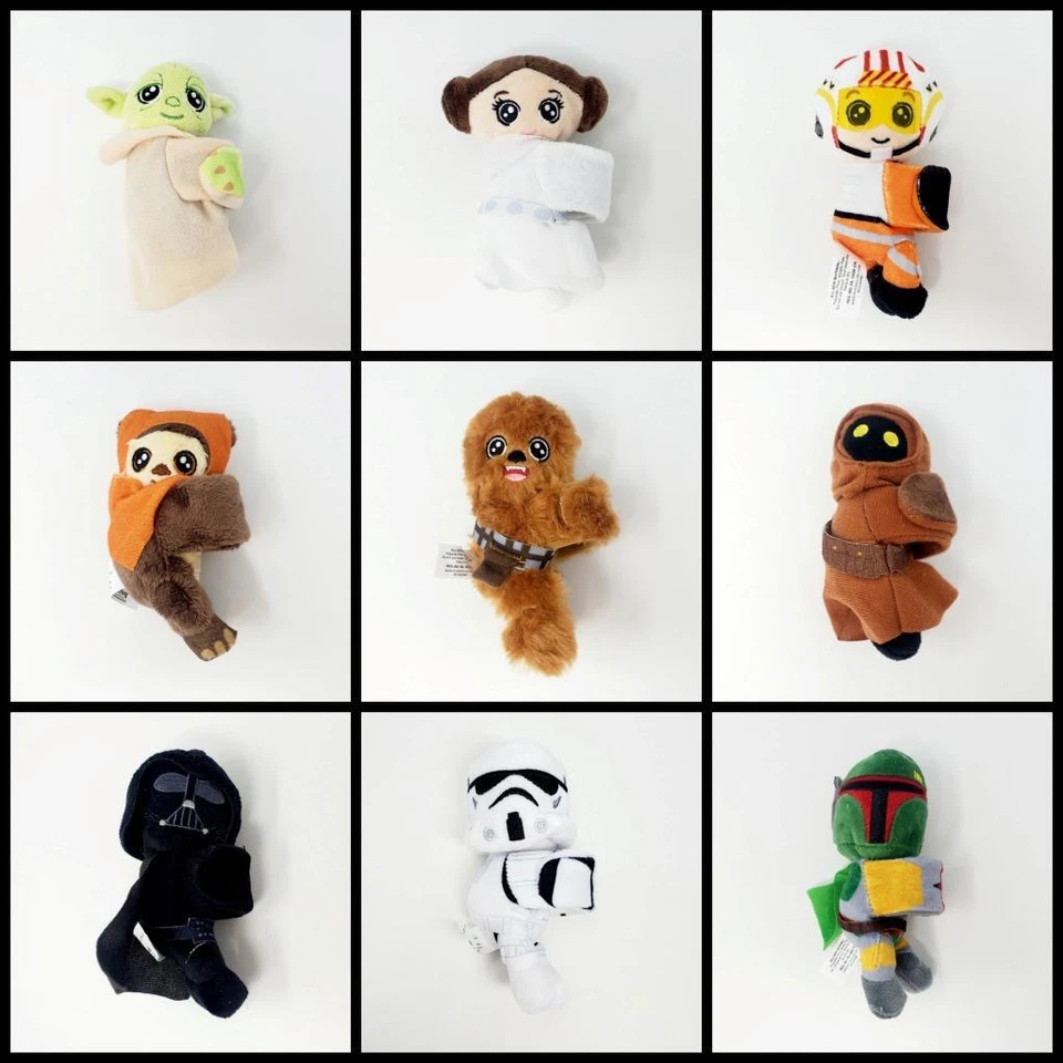 Star Wars Cutie Cuff Plush Slap Band Bracelet : YOU CHOOSE! - Image 1 of 1