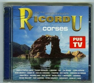 RICORDU 25eme ANNIVERSAIRE 2 CD (NEUF/ SEALED) LES + BELLES CHANSONS(CORSICA) - Imagen 1 de 2