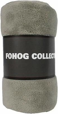 Sofá cama manta suave de felpa polar franela sofá cama colores lisos 50" x 60" Foto 1 de 4